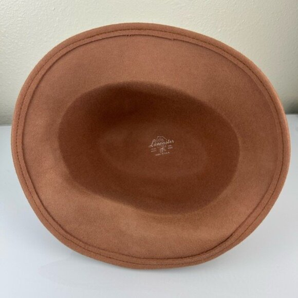Lancaster 100% Wool Tan Women’s Hat Vintage WPL4384 main image 6